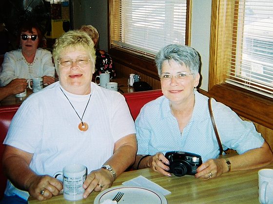 Judy and Carmen Breakfast